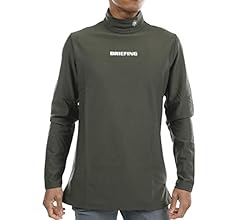 BRIEFING ネイビー ハイネックゴルフシャツ L BRIEFING GOLF 【美品】ブリーフィング ノースリーブハイネック